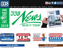Tablet Screenshot of local338.org